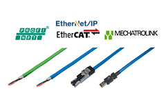 PNET (産業用イーサネットPROFINET, EtherCAT, MECHATROLINK-III ケーブル)