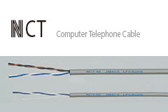 電子ボタン電話用ツイストペアケーブル　NCT